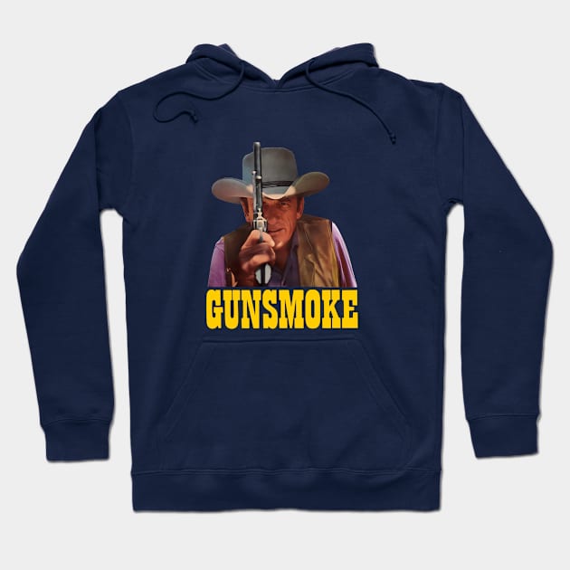 Matt Dillon - Gun - Gunsmoke - Tv Western Hoodie by wildzerouk